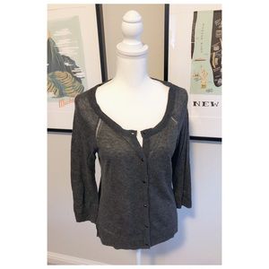 American Eagle Cardigan | Grey